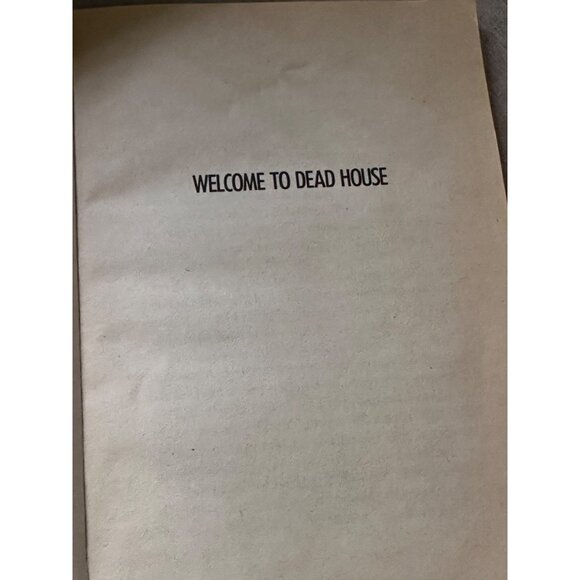 Goosebumps R.L. Stine Welcome to Dead House 1st Edition 2nd Printing READ - Picture 9 of 10